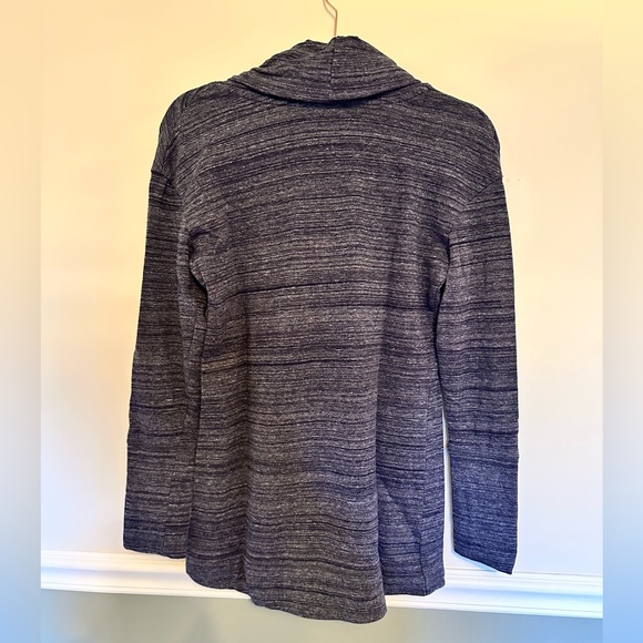 Merona Charcoal Cowl Neck Sweater Size Small Petite - Picture 4 of 6